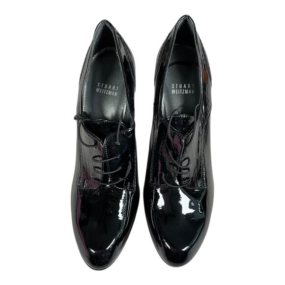 Stuart Weitzman Black Patent Leather Heels –Size 8 Made in Spain New Without Box - Picture 7 of 12